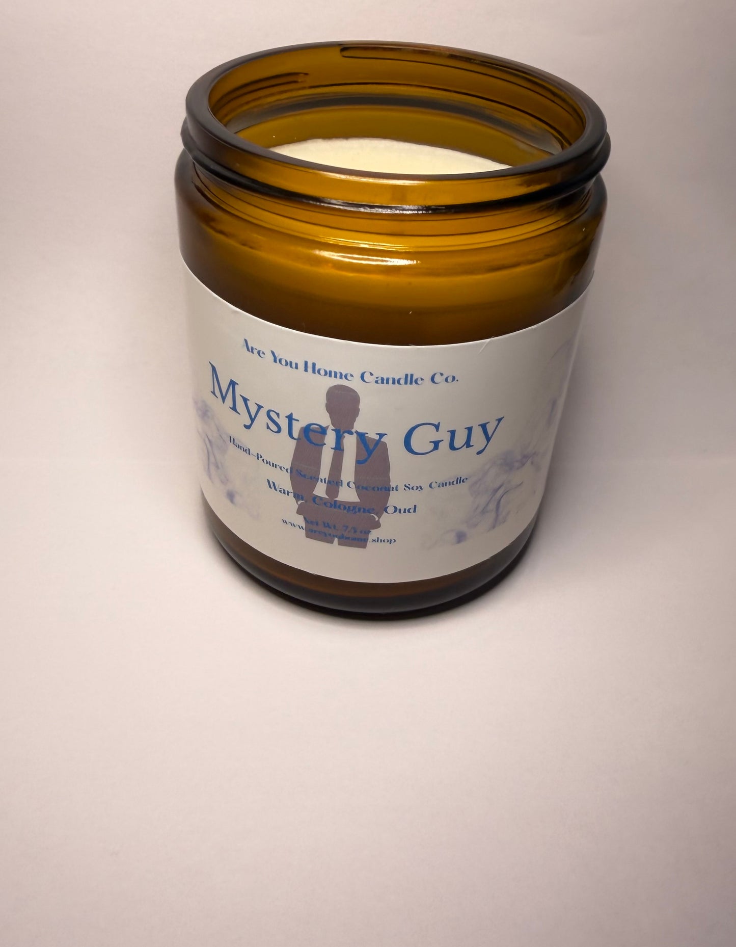 Mystery Guy Scented 8 oz Coconut Soy Candle