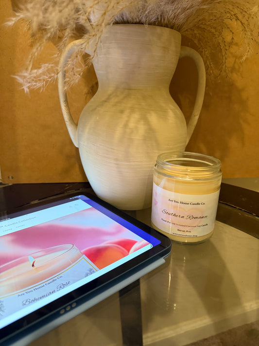8oz Southern Romance Scented Candle 🌺🌸