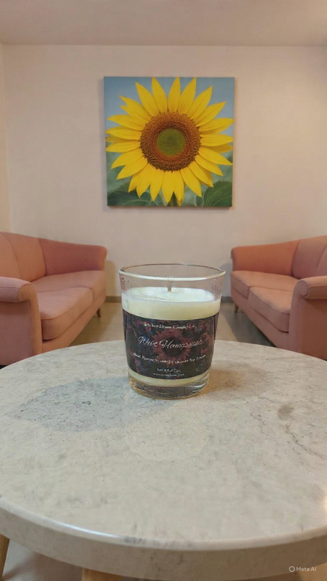7.5oz Wild Honeysuckle  Scented Candle 🌼🌻