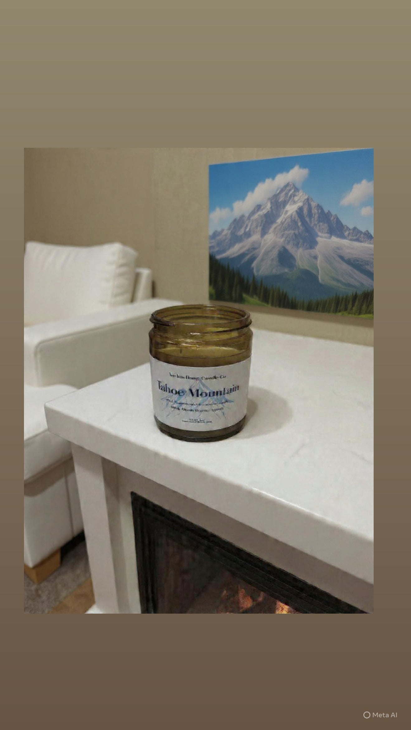 Tahoe Mountain 8 oz Scented Candle