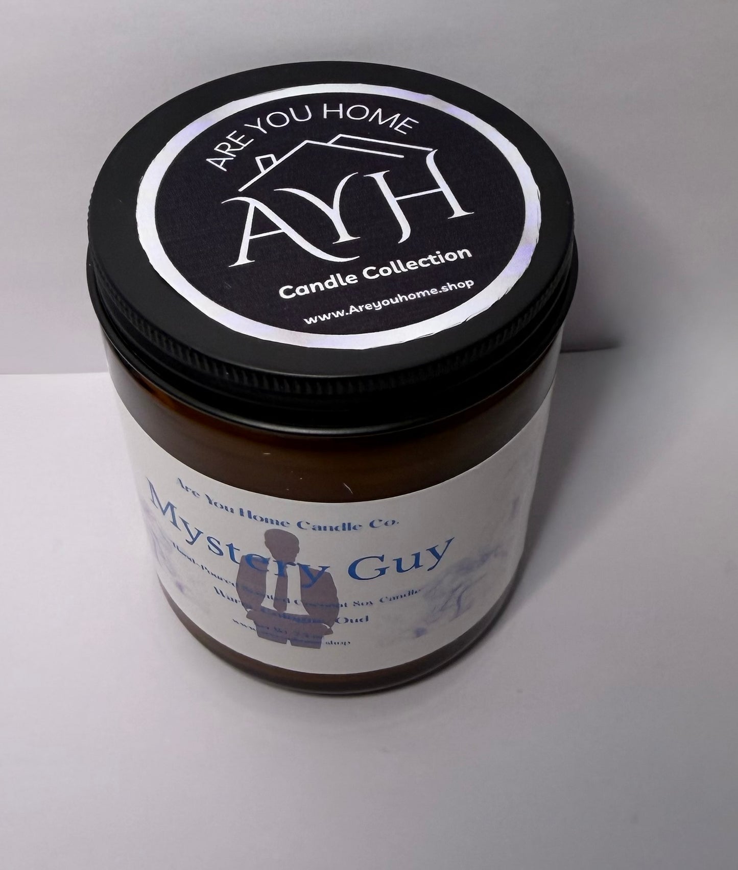 Mystery Guy Scented 8 oz Coconut Soy Candle