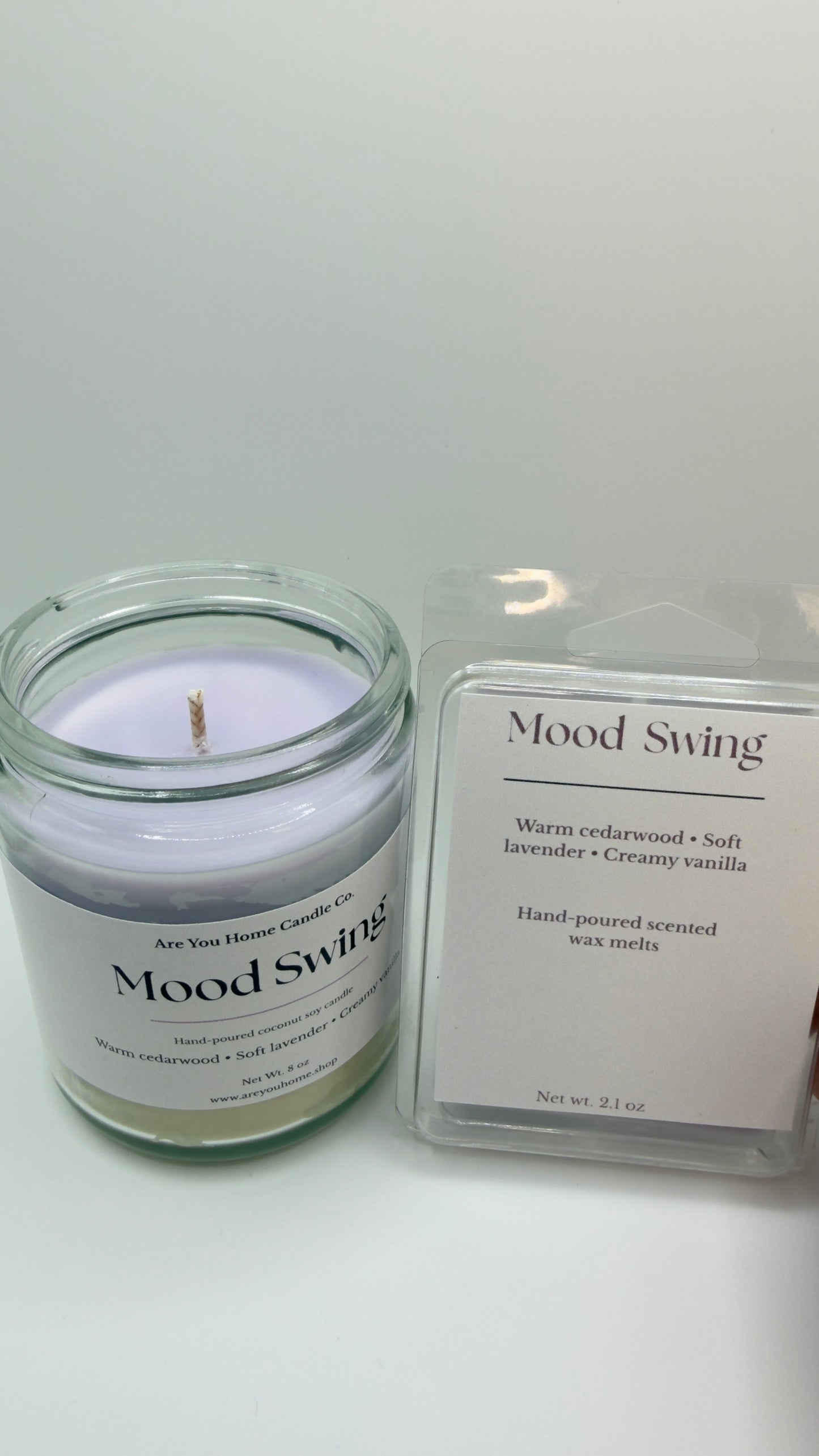 Mood Swing Candle + Wax Melt Duo For Overstimulated Days💜 (8oz Candle + Wax Melt)