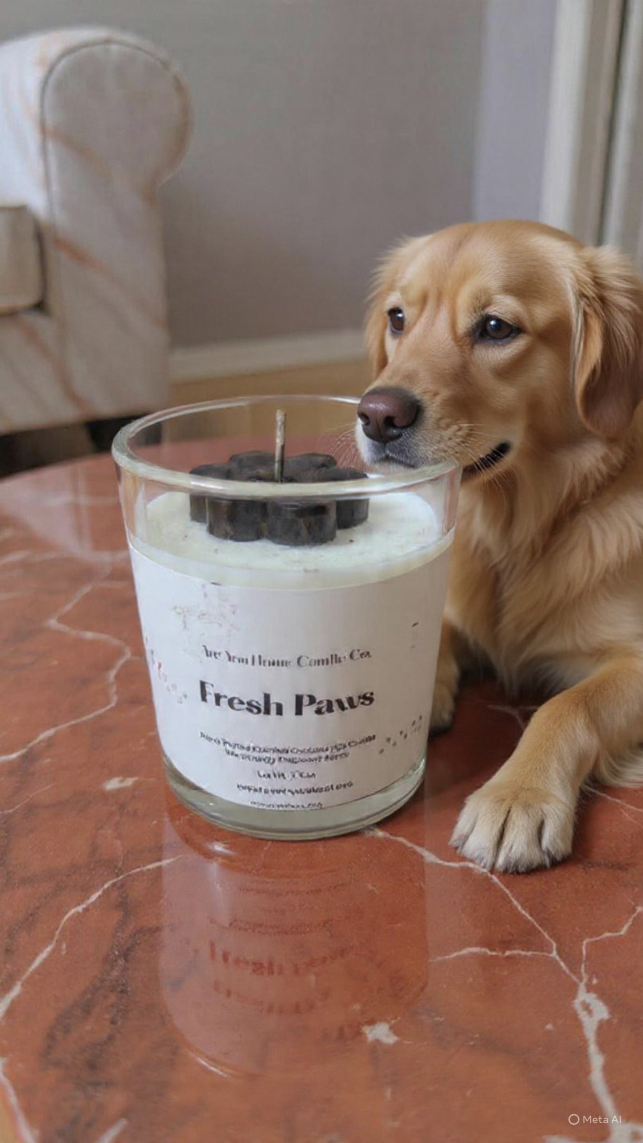 7.5oz Fresh Paws  Scented Candle 🐾 (Pet Collection)