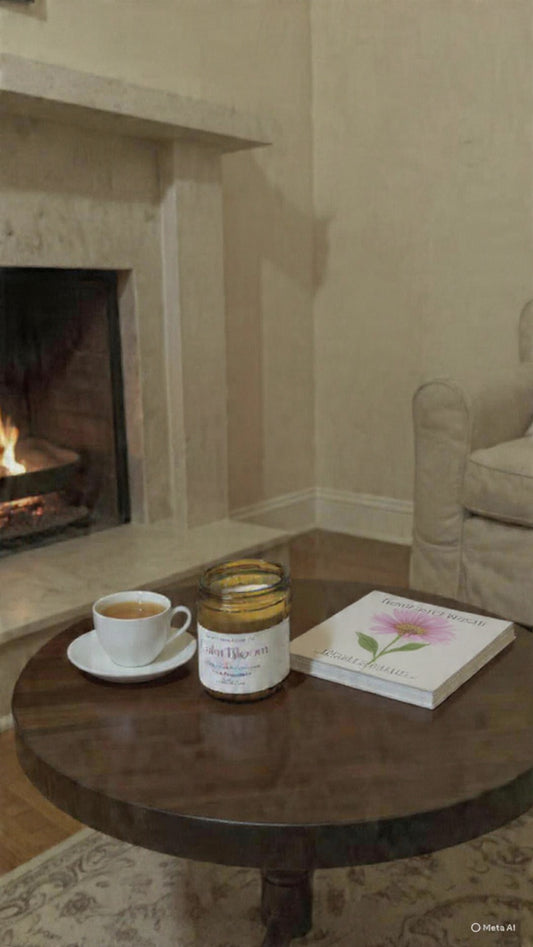 Calm Bloom Scented 8 oz Coconut Soy Candle