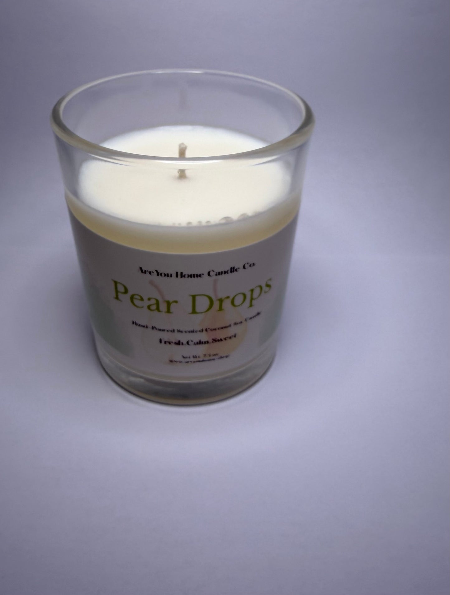 Pear Drops – 7.5oz Scented Coconut Soy Candle