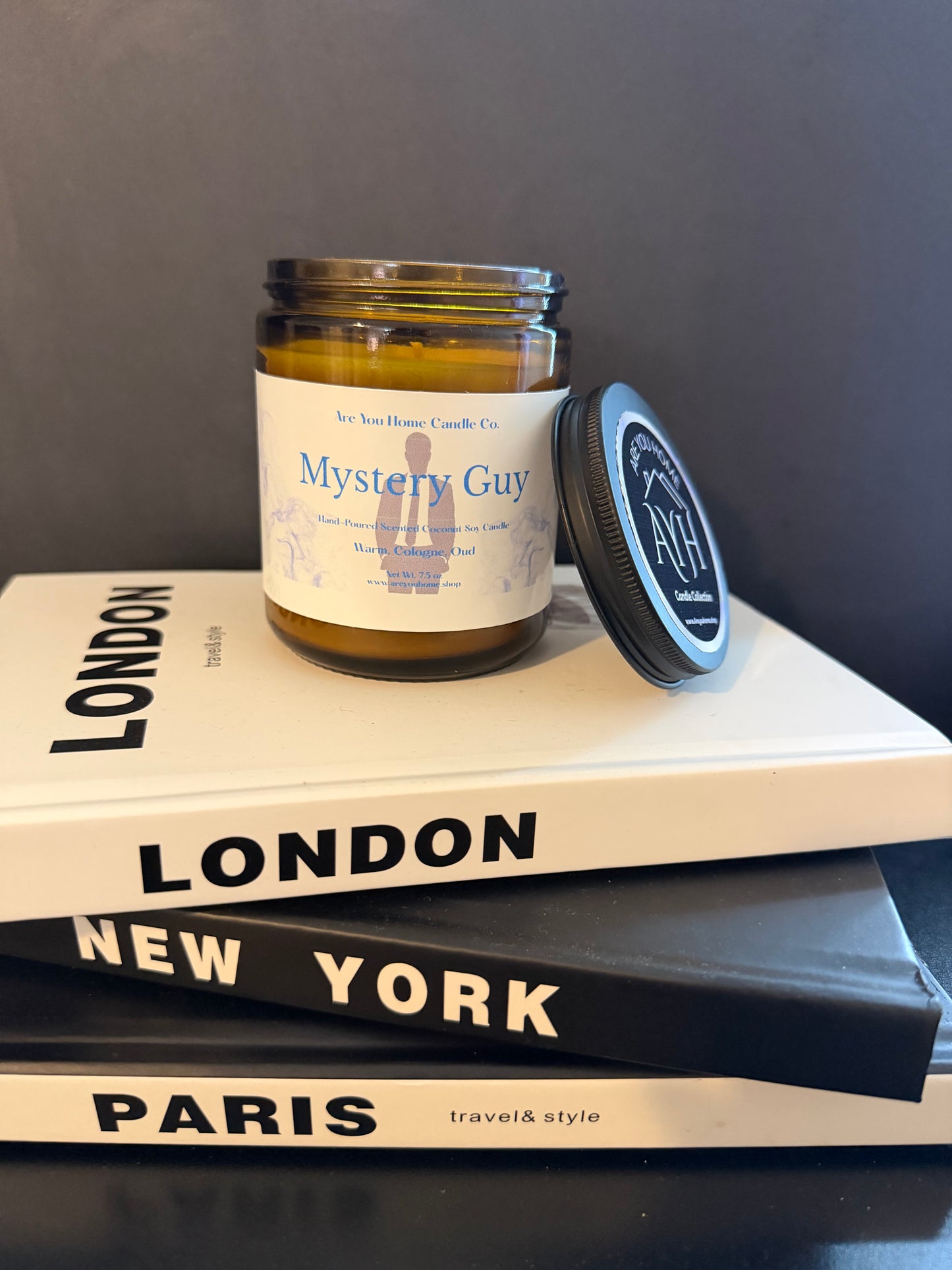 Mystery Guy Scented 8 oz Coconut Soy Candle