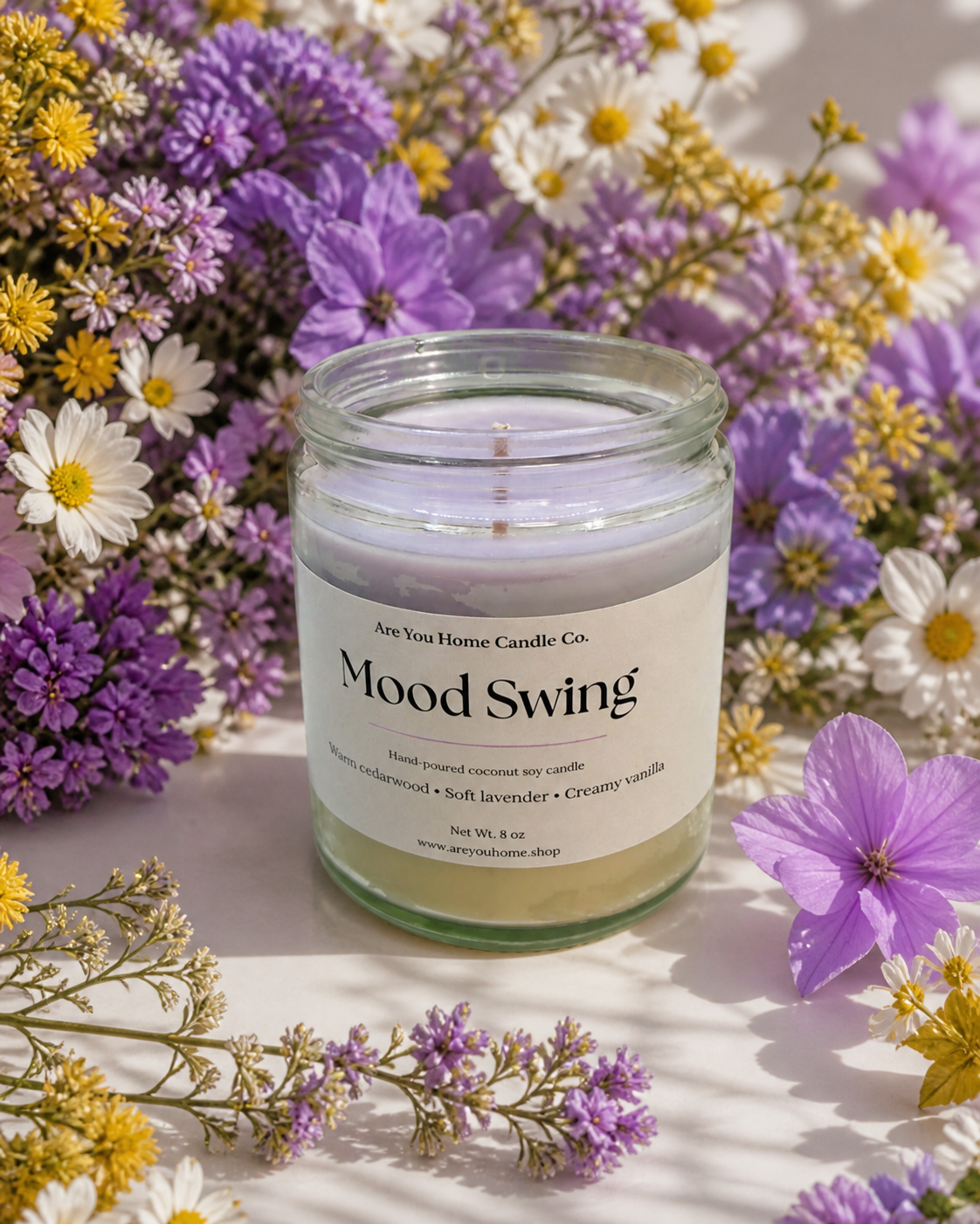 Mood Swing Candle + Wax Melt Duo For Overstimulated Days💜 (8oz Candle + Wax Melt)