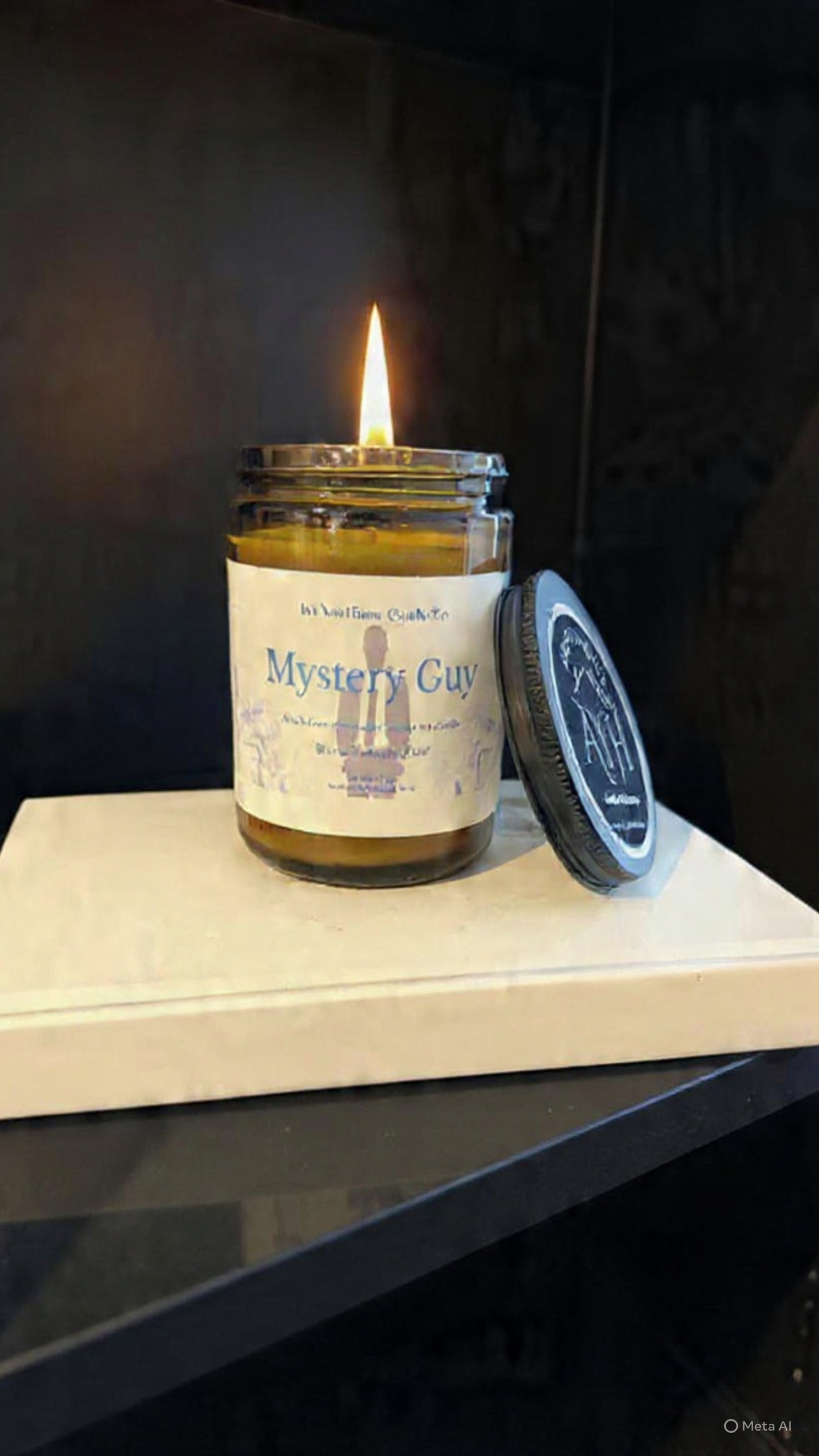 Mystery Guy Scented 8 oz Coconut Soy Candle