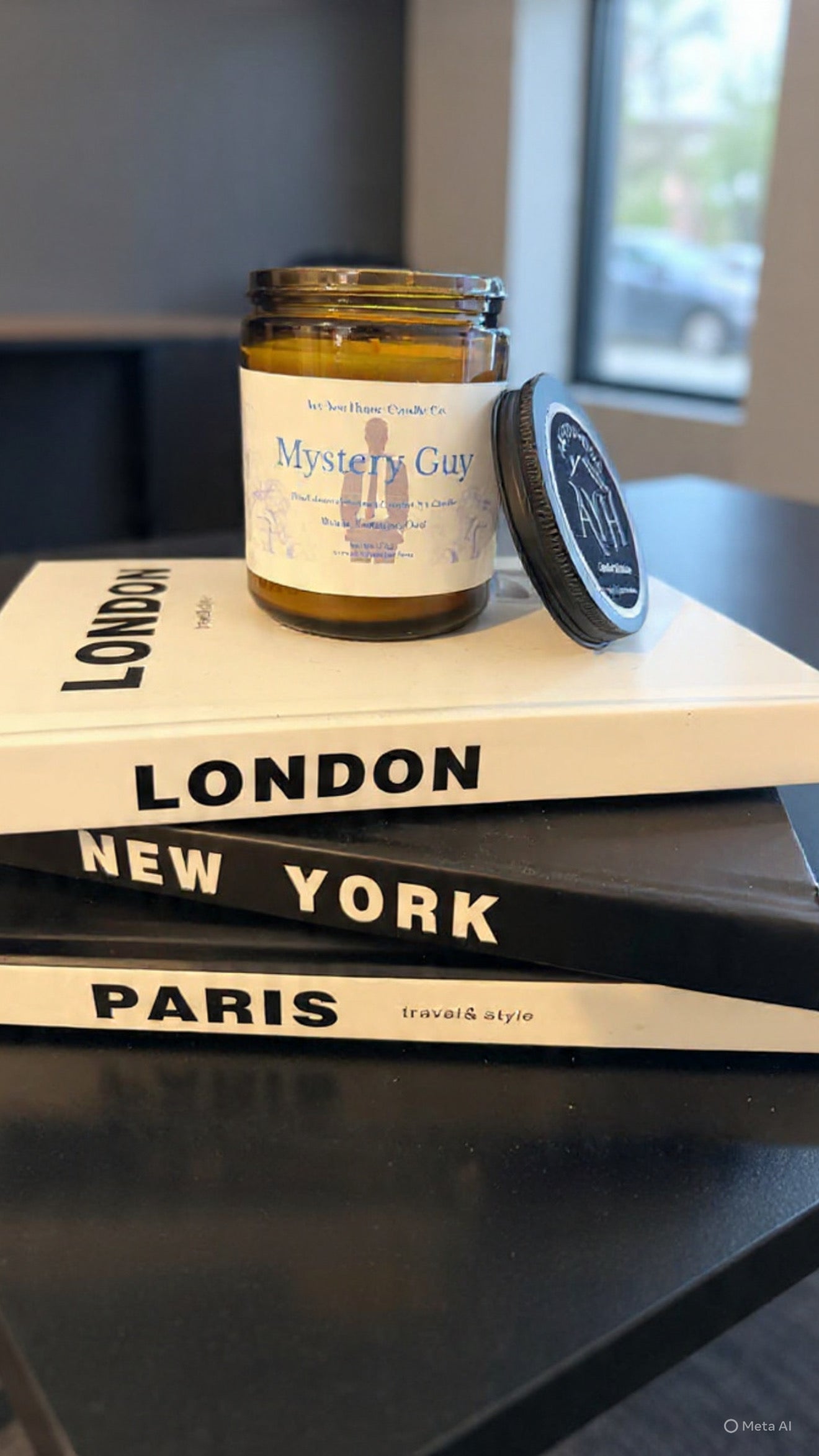 Mystery Guy Scented 8 oz Coconut Soy Candle