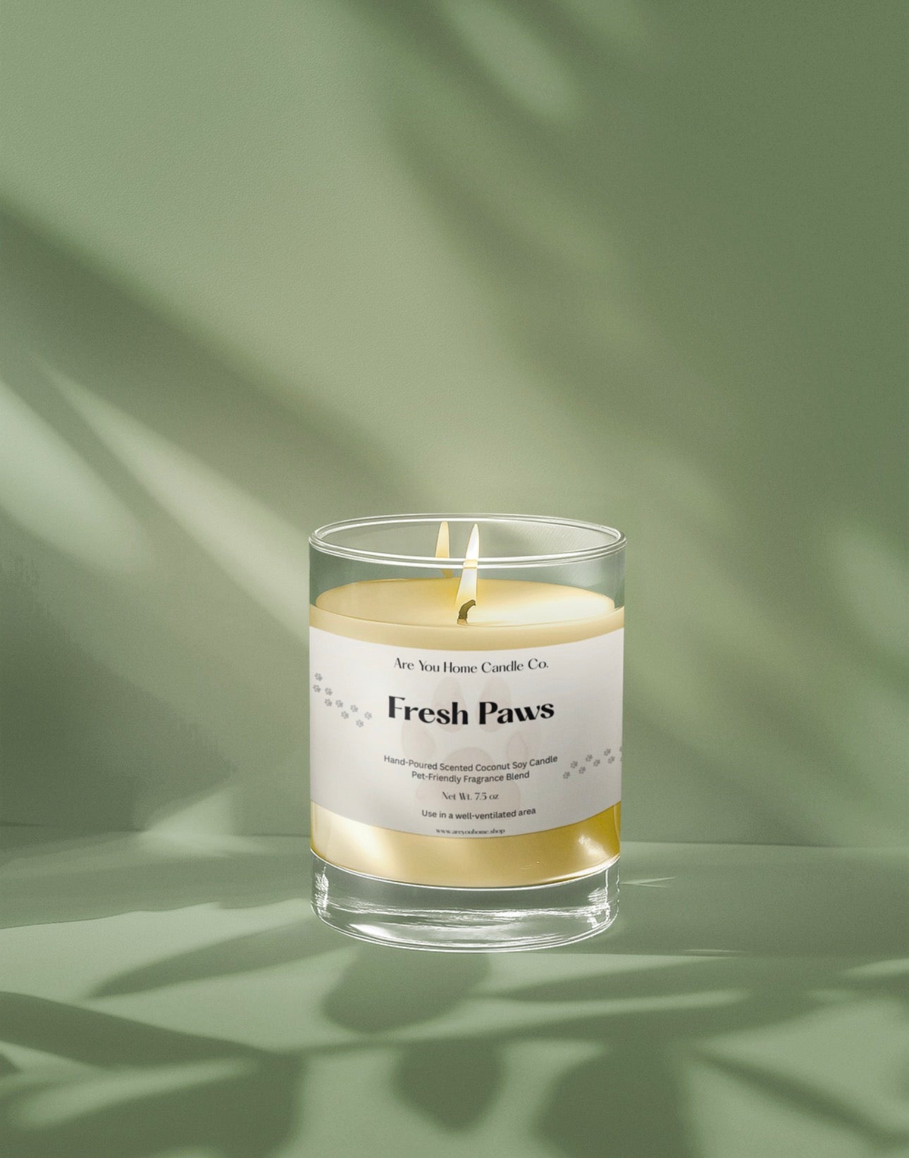 7.5oz Fresh Paws  Scented Candle 🐾 (Pet Collection)
