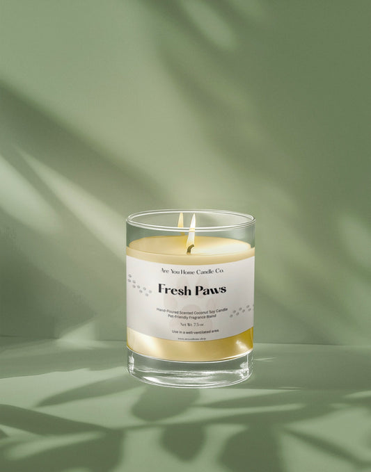 7.5oz Fresh Paws  Scented Candle 🐾 (Pet Collection)