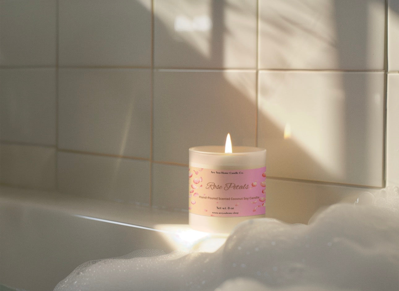 8oz Rose Petals  Scented Candle🌺