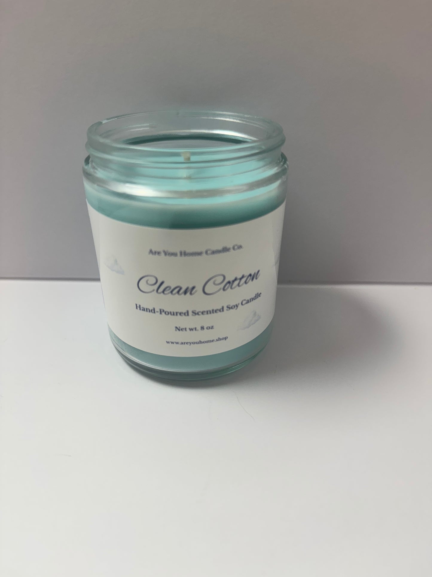 8oz Clean Cotton Scented Candle 🧺🫧