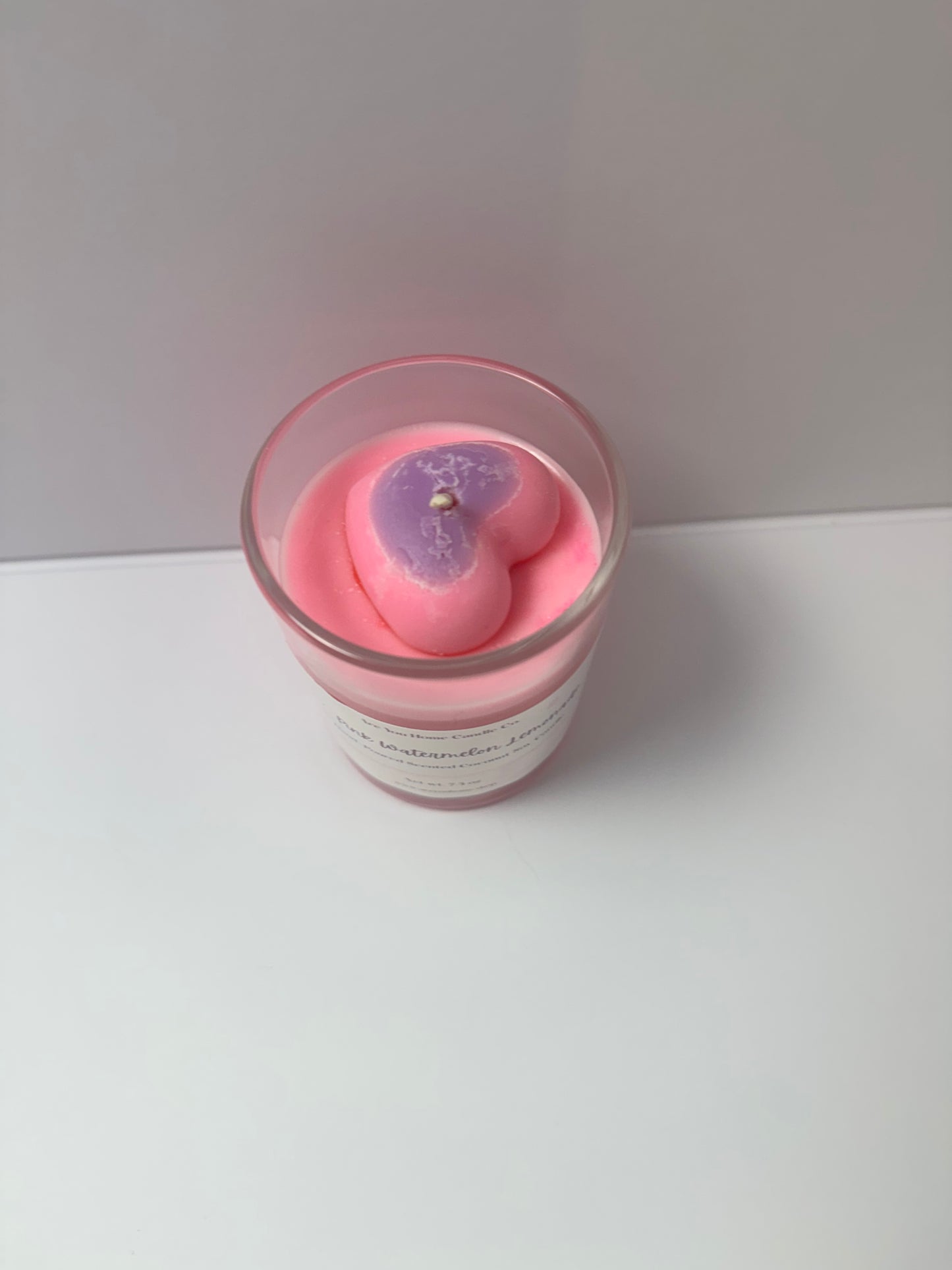 7.5oz Pink Watermelon Lemonade Scented Candle 🍉🍋